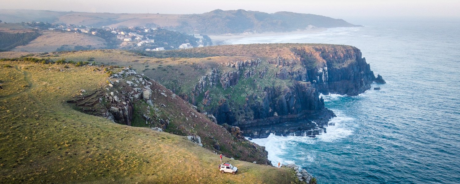On top of the Morgans Bay cliffs