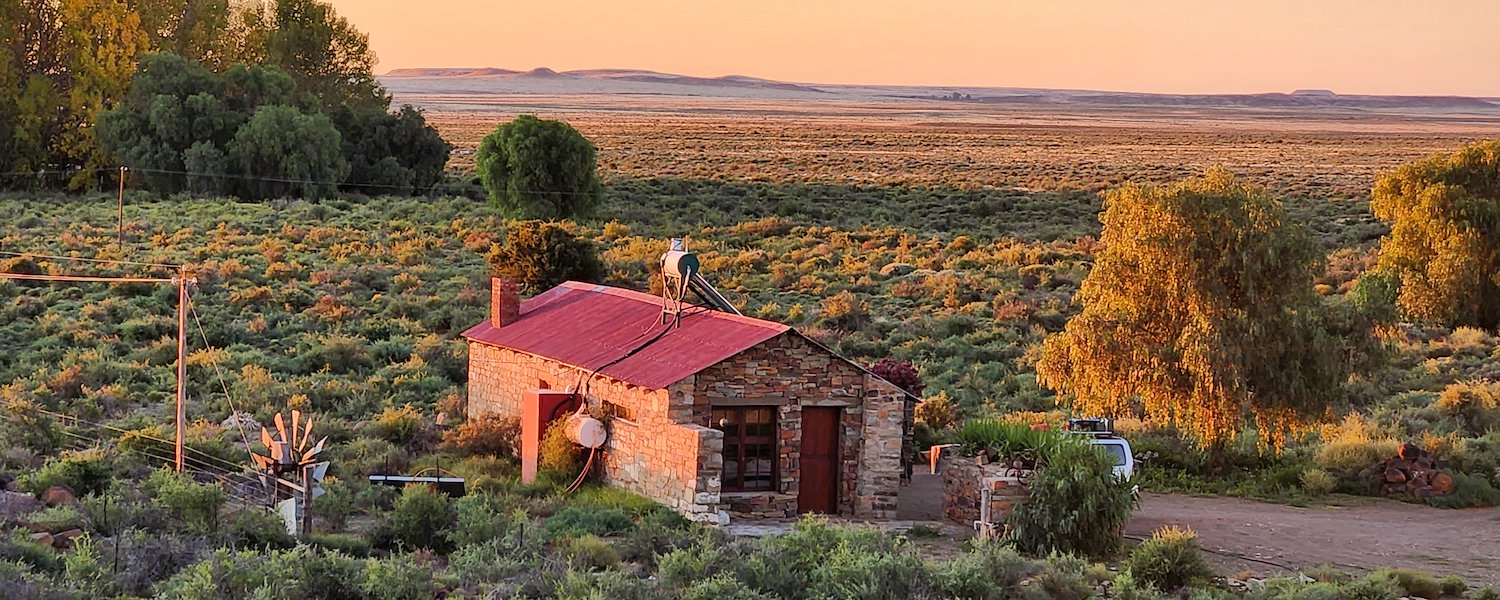 Beautiful old stone farm house on a Karoo farm
